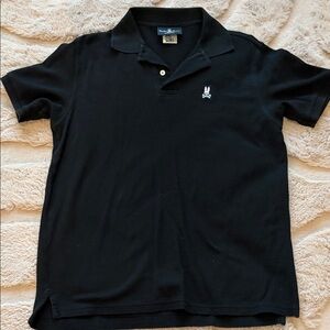 Psycho Bunny Classic Black Polo Shirt